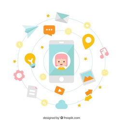 数字艺术之美 免费下载千图网AI格式移动广告背景